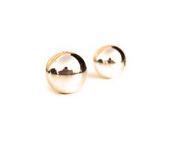 Gold Filled Beads - 6mm Plain Round Bead (3.5mm hole) x1