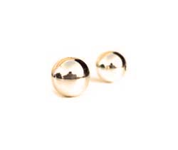 Gold Filled Beads - 3mm Plain Round Bead (1.3mm hole) x1