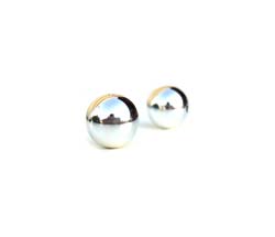 Sterling Silver Beads - 2mm Plain Round Bead (.5mm hole) x25