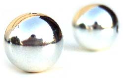 Sterling Silver Beads - 20mm Plain Round Bead (2.0mm hole) x1