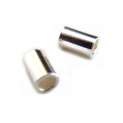 Sterling Silver 2x3mm Crimp Tube Beads x10