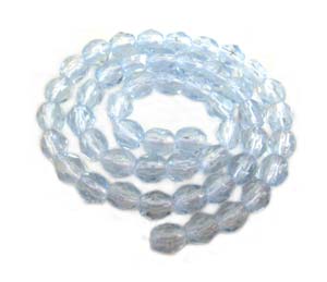 Czech Glass Fire Polished beads - 3mm Light Sapphire x50