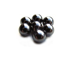 Base Metal Beads - 3mm Round Spacer Gunmetal Black Plated x144
