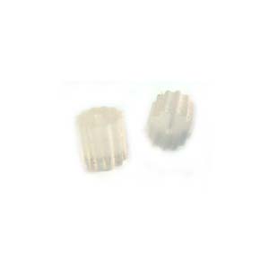 PVC Plastic Rubber 3.3x3mm Ribbed Cog Semi-Opaque Earring Clutch Backs x50 pairs (100pc) approx