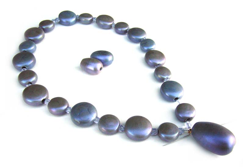 Lavender Lustre - Ian Williams Artisan Glass Lampwork Beads