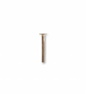 Vintaj Natural Brass 1/2" 13.5mm Nail Head Rivet (x10pc)