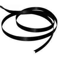 Satin Ribbon 3mm ~ Black 5m
