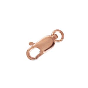 14kt Rose Gold Filled 20g 10.2x4mm Lobster Balloon Clasp x1