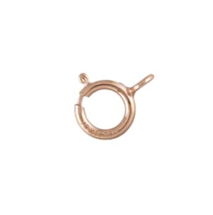 14kt Rose Gold Filled 20g 5.5mm Spring Ring Clasp x1
