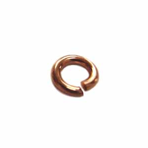 14kt Rose Gold Filled - 4mm 20g Jump Ring 2.4mm i.d x5