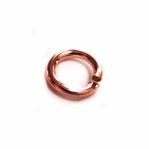 14kt Rose Gold Filled 6mm 18g Jump Ring 3.8mm i.d x1 