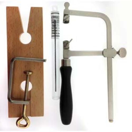 Piercing Saw Frame KIT, Sawframe, inc Blades & Bench Pin Vise, Jewellery Tools