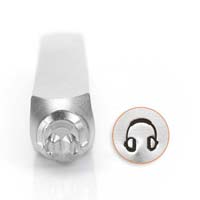 ImpressArt, Headphones 6mm Metal Stamping Design Punches
