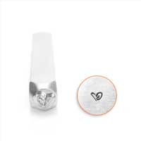 ImpressArt Boogie Heart 3mm Metal Stamping Design Punches