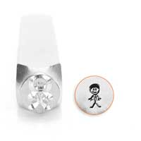 ImpressArt Stick Family Man Daddy 7mm Metal Stamping Design Punches