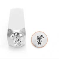 ImpressArt Stick Family Girl Jenny 6mm Metal Stamping Design Punches