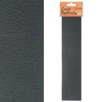 Create Recklessly, Symphony Faux Leather, 10 x 2 Inch Strip, x1pc, Pewter Grey