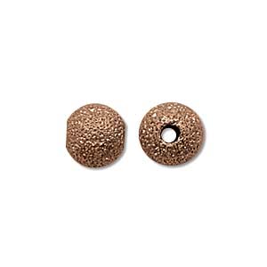 Stardust 6mm Beads ~ Copper Plated x10