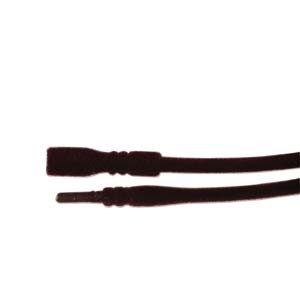 Silkies Velvets - Rubber Tube Lock Cord Necklace 2mm, 18" Burgundy (pack of 2) 