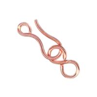 Copper Hook & Figure 8 Eye Clasp