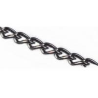 Twisted Curb Necklace Chain 5x3mm Open Link Non Soldered, Gunmetal Black x500cm