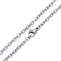 Stainless Steel 2.3mm Cable Chain Necklace 18 inch (46cm) x1