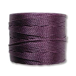S-Lon, Superlon Tex 210, 0.5mm Bead Cord Medium Purple