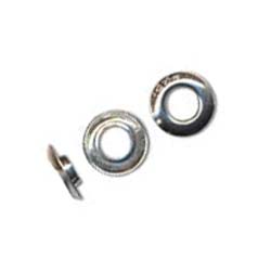 Sterling Silver 9mm (4.3mm id) Rounded Rivet x1