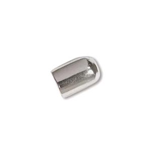 Sterling Silver 4.8mm id 9x6.mm End Cap
