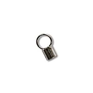 Sterling Silver 1.5mm id End Tube with Ring x1