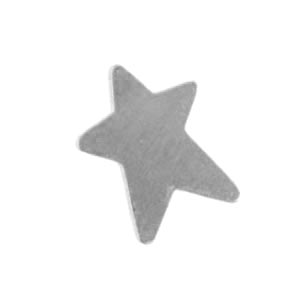 Nickel Silver Shooting Star 24g Stamping Blank 21.7x16.7mm