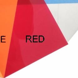 Shrink Plastic Sheet, Glossy, (A6) Red