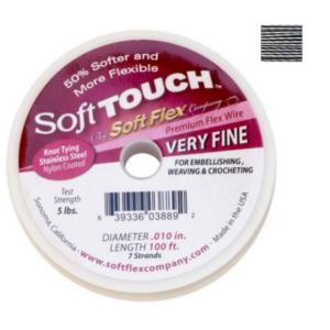 Soft Flex - Soft Touch 7 Strand Beading Wire - Very Fine .010 100ft / 31m roll