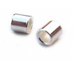Sterling Silver 2x2mm Crimp Tube Beads x10