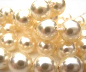 Swarovski Crystal Pearl Beads 4mm Cream Pearls x10