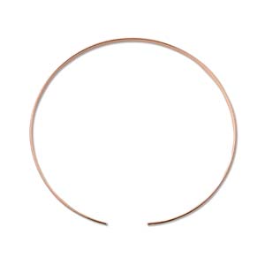 Wire Tiara Frame Crown - 5" 127mm - Copper Plated x1