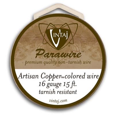 Vintaj by ParaWire - Wire 16g Artisan Copper (15ft)