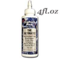 Crafter's Pick, The Ultimate! Crafters Fabric Glue Adhesive 4fl.oz (118ml) 