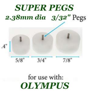 Beadsmith WigJig Super Pegs Large 3pc, for Olympus Wig Jig