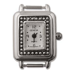 Watch Face ~ Silver ~ for Beading with Spring Bar - 03