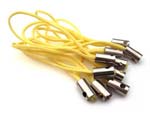 Mobile Cell Phone Charm Cords Yellow x20