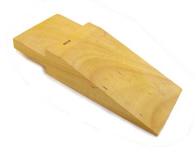 Wooden Bench Pin Double Cut - 6.25 x 2.5"