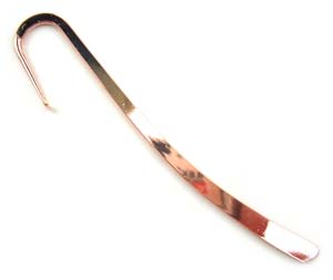 Beadsmith Copper Plated Plain mini 3.35 inch Bookmark x1