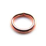 Pure 100% COPPER Jumprings 5x4mm 24ga Open Oval Jump Rings 3.6x2.9mm i.d. x1 gross pack (144 approx)