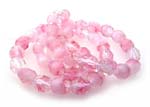 Czech Fire Polished beads 4mm Crystal Pink x50