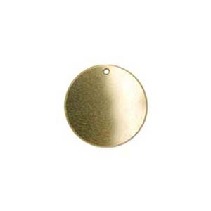 Gold Filled Circle 9mm 30g Stamping Blank Charm x1