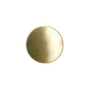 Gold Filled Circle 10.9mm 30g Stamping Blank Charm x1