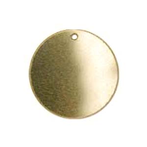 Gold Filled Circle 15.8mm 24g Stamping Blank Pendant x1