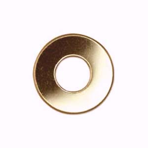 Gold Filled Washer 14.2mm od 6.1mm id 24g Stamping Blank x1