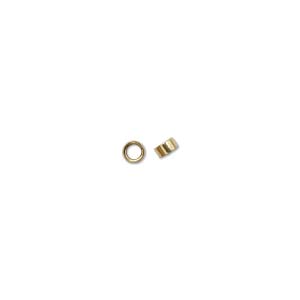 Gold Filled Crimp Tube Beads 2x1mm x 10